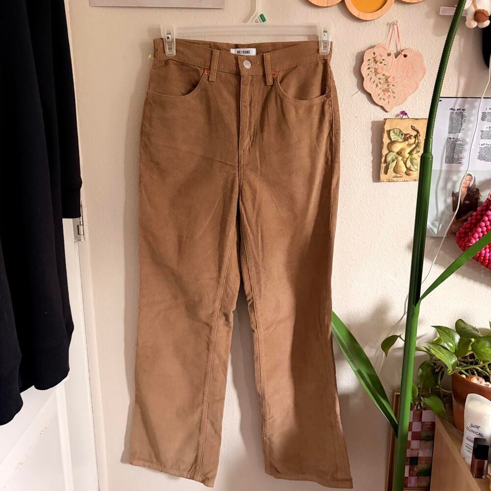 Re/Done 70s Loose Flare Corduroy Pants 27
